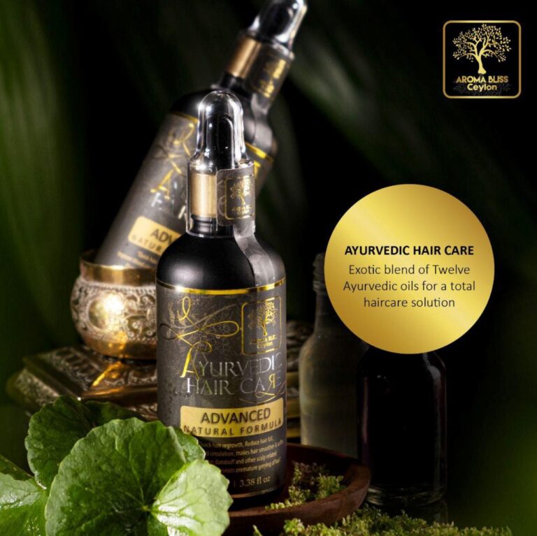 Ayurvedic Hair Care Oil (Advance Natural Formula) Aroma Bliss Ceylon